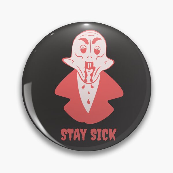 Item preview, Funny Nosferatu Stay Sick Gothic Illustration designed and sold by beboplab.