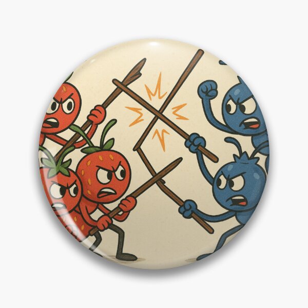 Item preview, Garden war: strawberries vs. blueberries designed and sold by Elektra9.