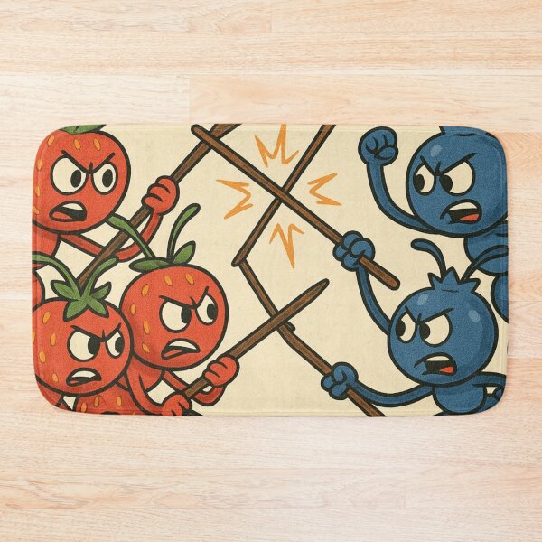 Item preview, Garden war: strawberries vs. blueberries designed and sold by Elektra9.