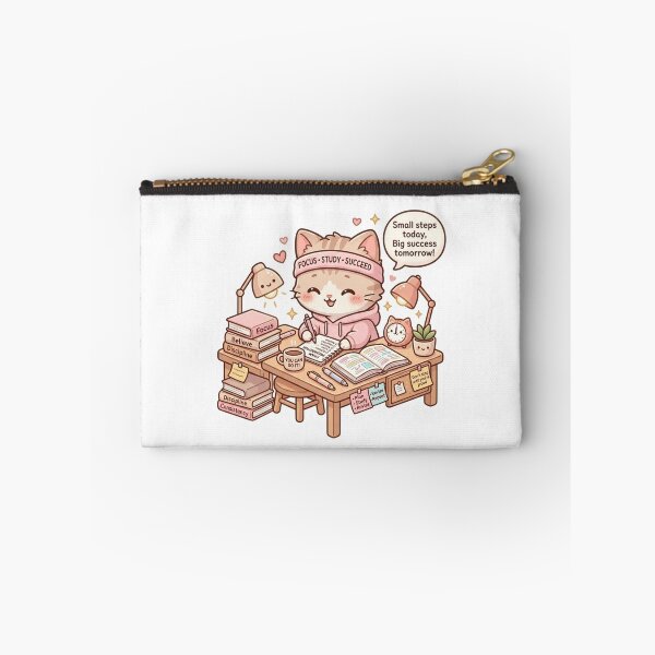 Item preview, Focused Study Kitty Dreams Sticker  designed and sold by Designertanya.