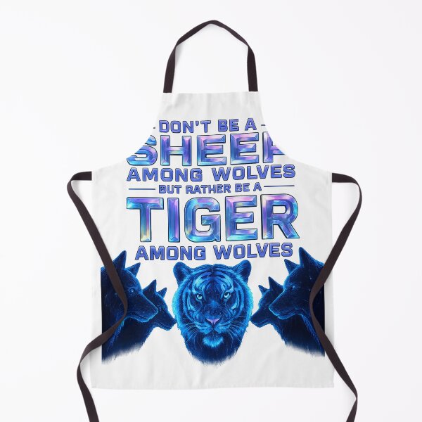 Item preview, Be a Tiger Not a Sheep – Neon Alpha Motivation Transparent Streetwear Design designed and sold by Imagetore.
