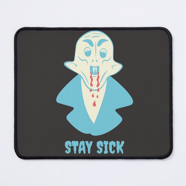 Item preview, Funny Nosferatu Stay Sick Gothic Illustration Blue Edition designed and sold by beboplab.