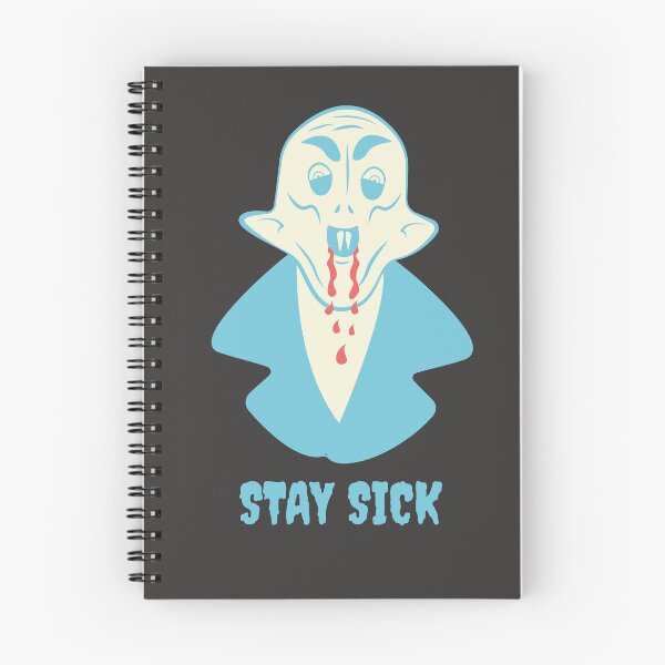 Item preview, Funny Nosferatu Stay Sick Gothic Illustration Blue Edition designed and sold by beboplab.