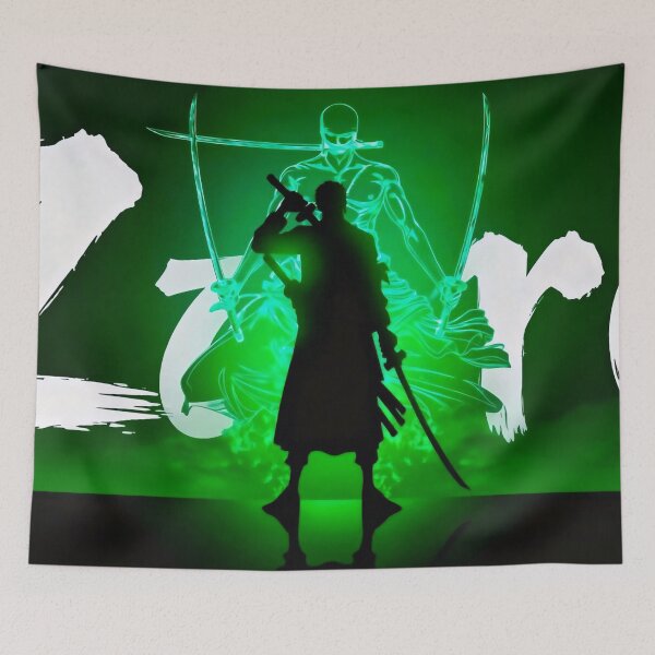 Item preview, Roronoa Zoro Green Aura designed and sold by PosterFuel.