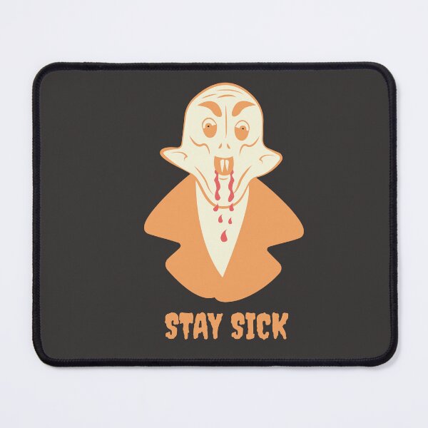 Item preview, Funny Nosferatu Stay Sick Gothic Illustration Orange Edition designed and sold by beboplab.