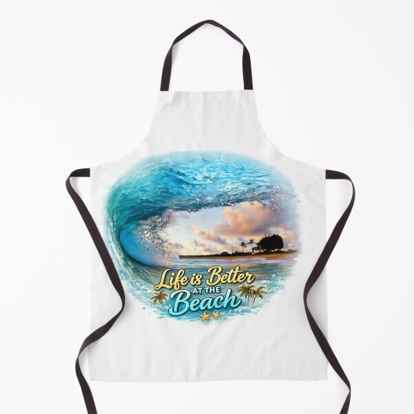 Item preview, Beach Life Chasing Sunsets - Golden Ocean Wave Graphic designed and sold by No Kings Bling.