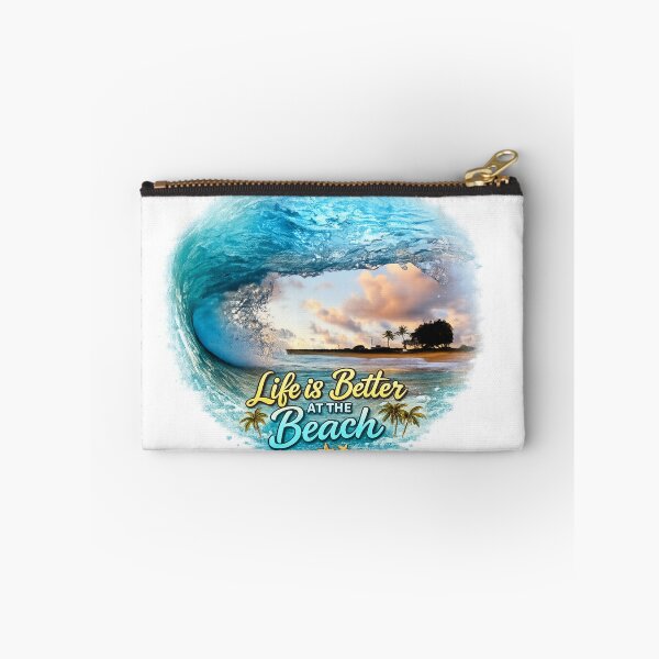 Item preview, Beach Life Chasing Sunsets - Golden Ocean Wave Graphic designed and sold by No Kings Bling.