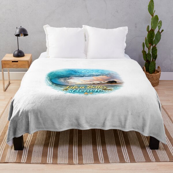Item preview, Beach Life Chasing Sunsets - Golden Ocean Wave Graphic designed and sold by No Kings Bling.
