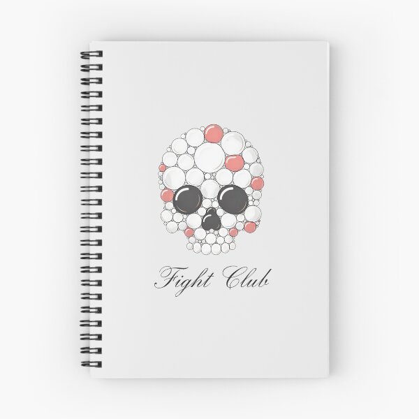 Item preview, Fight Club Soap Bubble Skull Cursive Script Art designed and sold by Enea Kelo.