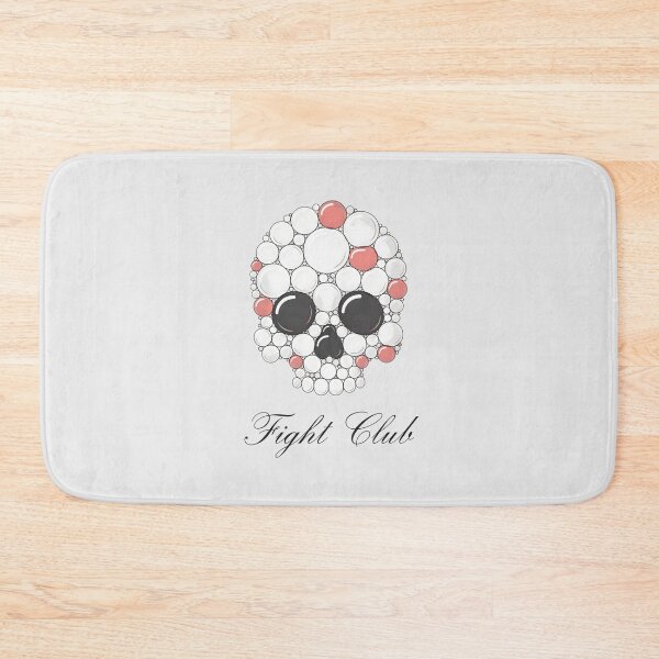 Item preview, Fight Club Soap Bubble Skull Cursive Script Art designed and sold by Enea Kelo.