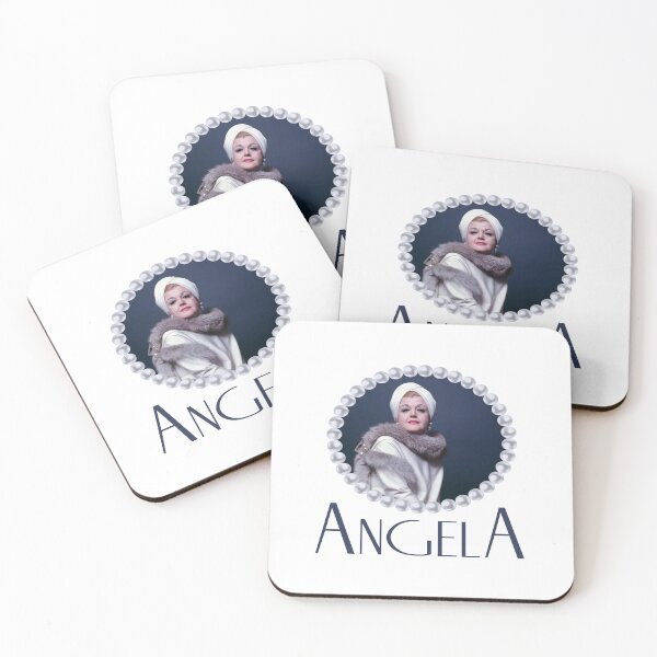 Item preview, Angela in Pearls (on White) designed and sold by PawsitiveMum3.