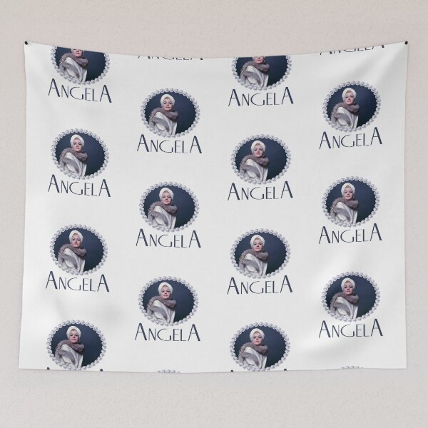 Item preview, Angela in Pearls (on White) designed and sold by PawsitiveMum3.