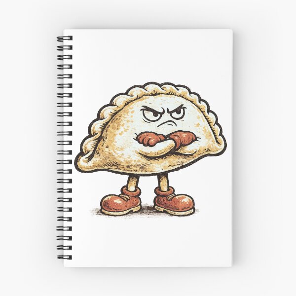Item preview, Grumpy Pierogi Dumpling with Crossed Arms Vintage 1930s Rubberhose Cartoon Funny Food Character designed and sold by OnPointOutfits.