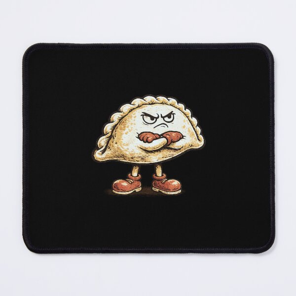 Item preview, Grumpy Pierogi Dumpling with Crossed Arms Vintage 1930s Rubberhose Cartoon Funny Food Character designed and sold by OnPointOutfits.