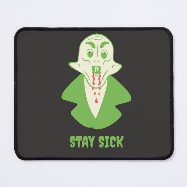 Item preview, Funny Nosferatu Stay Sick Gothic Illustration Green Edition designed and sold by beboplab.