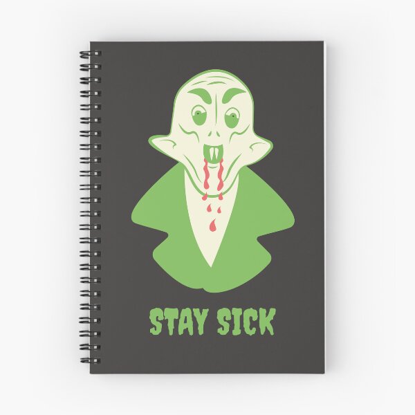 Item preview, Funny Nosferatu Stay Sick Gothic Illustration Green Edition designed and sold by beboplab.
