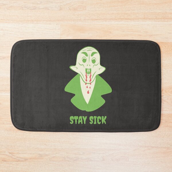 Item preview, Funny Nosferatu Stay Sick Gothic Illustration Green Edition designed and sold by beboplab.