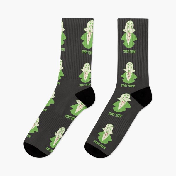Item preview, Funny Nosferatu Stay Sick Gothic Illustration Green Edition designed and sold by beboplab.