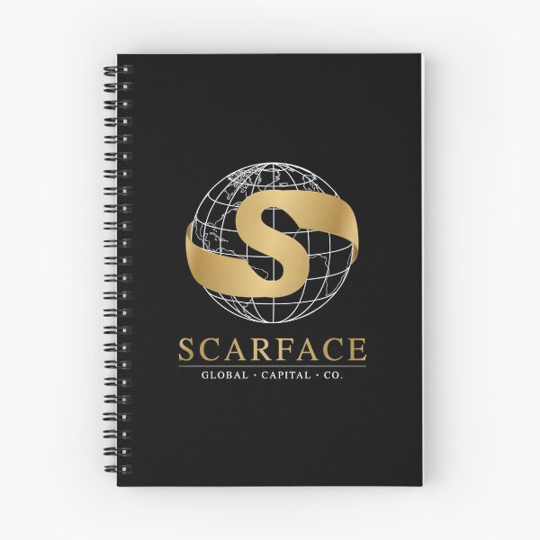 Item preview, Scarface Gold Ribbon S Logo Luxury Mob Art designed and sold by Enea Kelo.