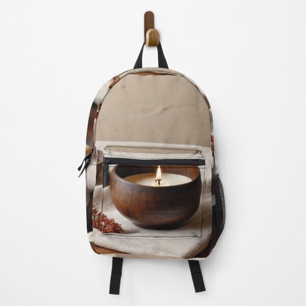 Item preview, Interior - Wooden Craft and Candle, Wabi-Sabi Atmosphere designed and sold by Reverso-Design.