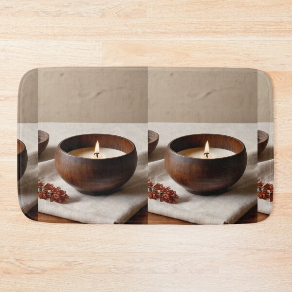 Artikelvorschau, Interior - Wooden Craft and Candle, Wabi-Sabi Atmosphere entworfen und verkauft von Reverso-Design.