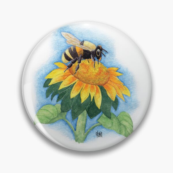 Item preview, HONEYBEE ON SUNFLOWER designed and sold by Jesus Vichareli.