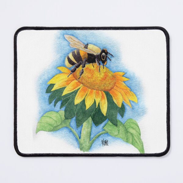 Item preview, HONEYBEE ON SUNFLOWER designed and sold by Jesus Vichareli.