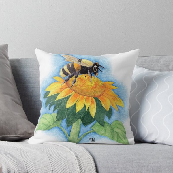 Item preview, HONEYBEE ON SUNFLOWER designed and sold by Jesus Vichareli.