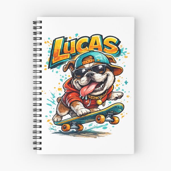 Item preview, Lucas – Cool Cartoon Name Mascot Sticker designed and sold by AlexLineArt.