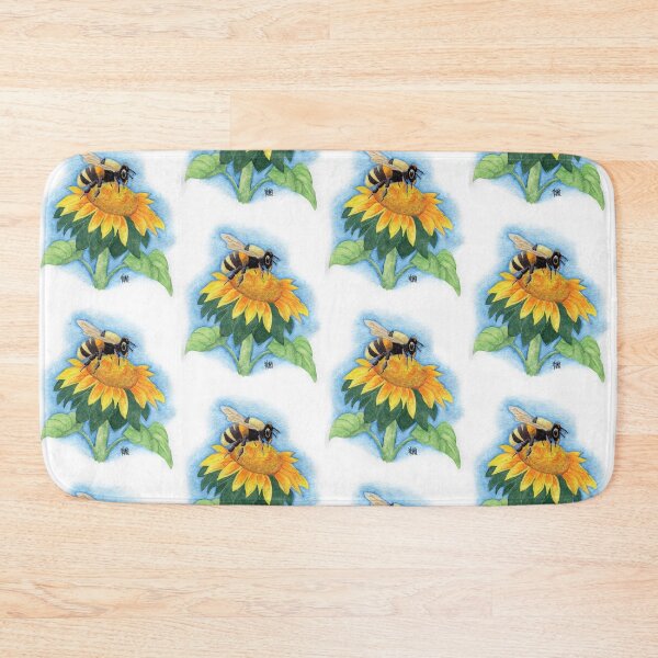 Item preview, HONEYBEE ON SUNFLOWER designed and sold by Jesus Vichareli.
