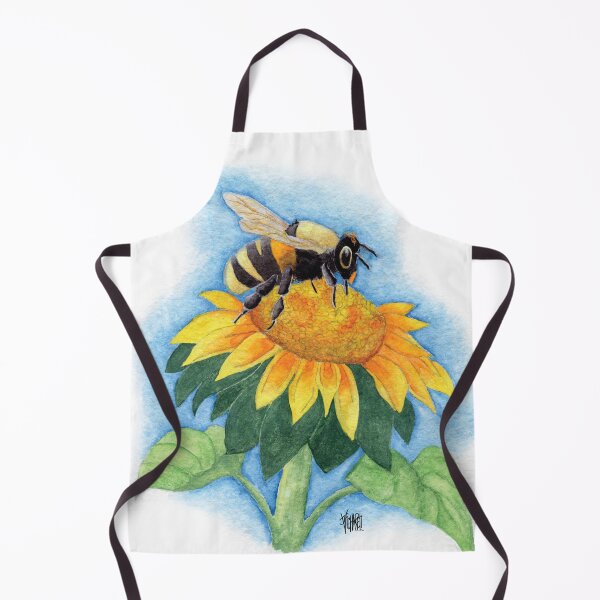 Artikelvorschau, Honigbiene auf Sonnenblumen entworfen und verkauft von Jesus Vichareli.