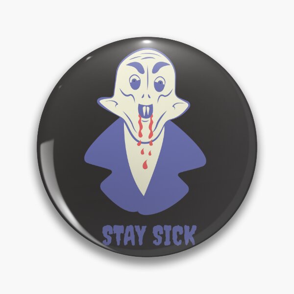 Item preview, Funny Nosferatu Stay Sick Gothic Illustration Purple Edition designed and sold by beboplab.