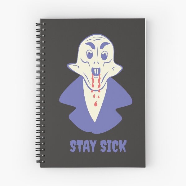Item preview, Funny Nosferatu Stay Sick Gothic Illustration Purple Edition designed and sold by beboplab.