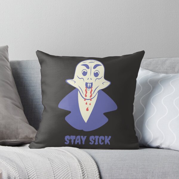 Item preview, Funny Nosferatu Stay Sick Gothic Illustration Purple Edition designed and sold by beboplab.
