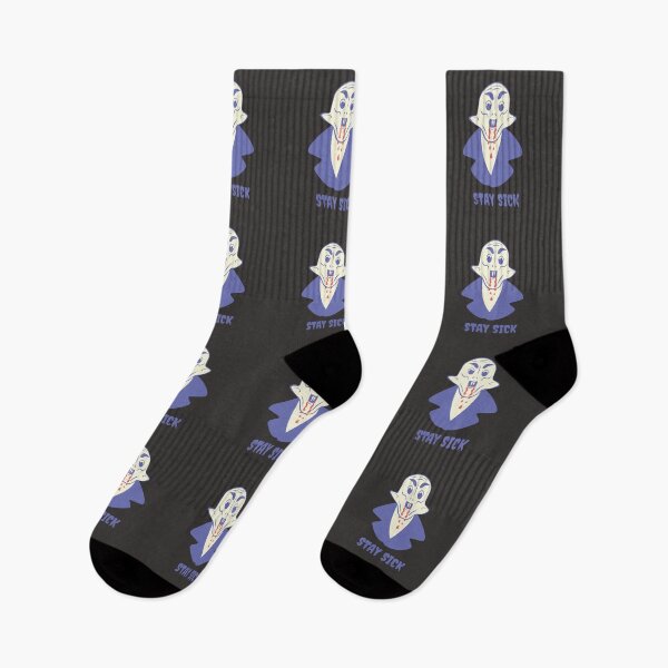 Item preview, Funny Nosferatu Stay Sick Gothic Illustration Purple Edition designed and sold by beboplab.