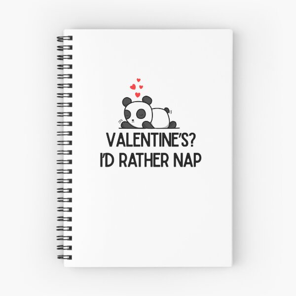 Item preview, Valentine's? I'd Rather Nap – Cute Sleeping Panda Valentine's Day Design designed and sold by luckyhue.
