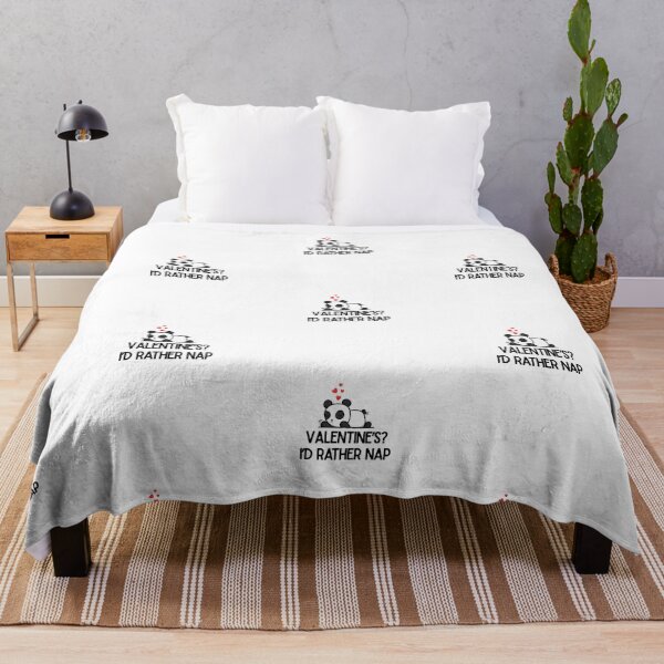 Item preview, Valentine's? I'd Rather Nap – Cute Sleeping Panda Valentine's Day Design designed and sold by luckyhue.