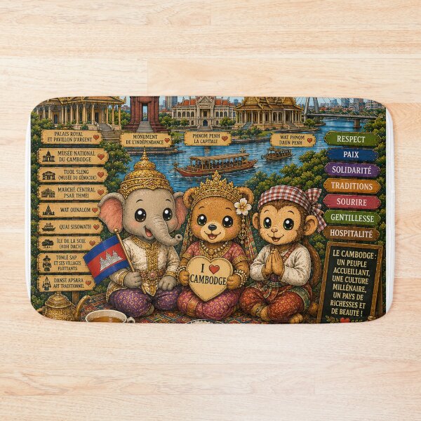 Item preview, Phnom Penh, Cambodia – History, Art and Traditions designed and sold by Cifi64.