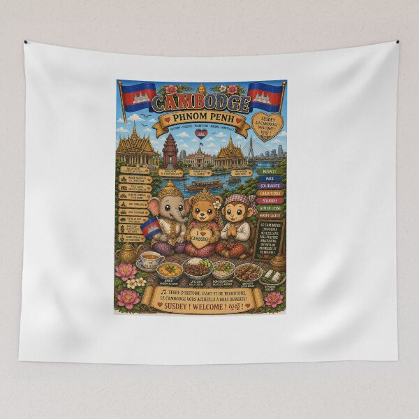 Item preview, Phnom Penh, Cambodia – History, Art and Traditions designed and sold by Cifi64.