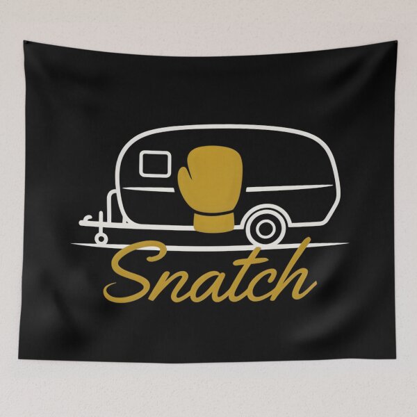 Item preview, Snatch Movie Caravan Golden Boxing Glove Art designed and sold by Enea Kelo.