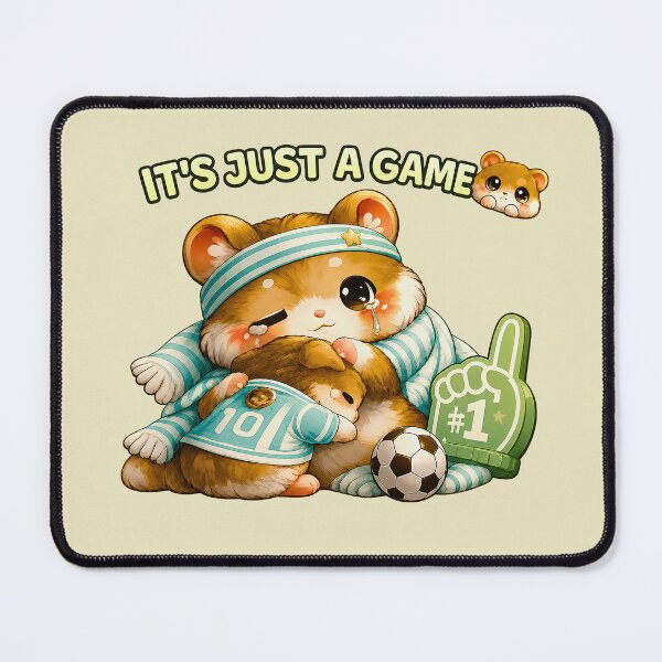 Item preview, IT'S JUST A GAME ? – Emotional Support Football Hamster designed and sold by Pick'n Quick.