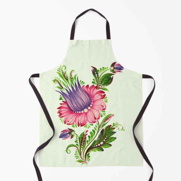 Item preview, Red-violet flower, Ukraine art, Petrykivka style, author's drawing designed and sold by Sunflower-7.