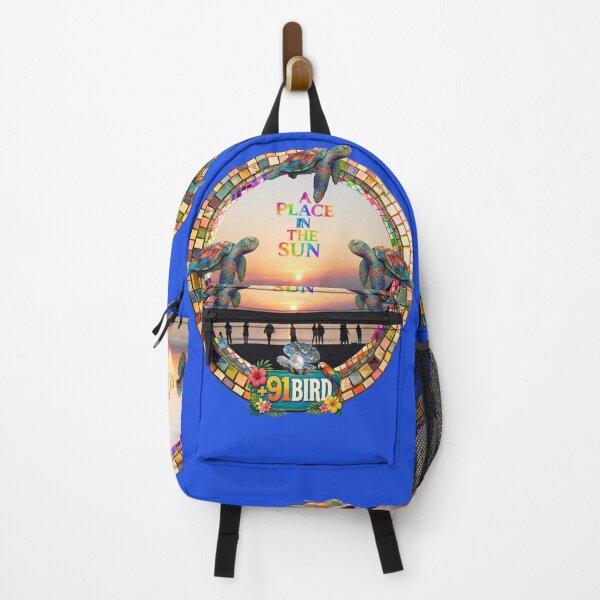 Item preview, Zushi Beach Sunset with Rainbow Sea Turtles - A Place in the Sun designed and sold by Plus91BIRD.