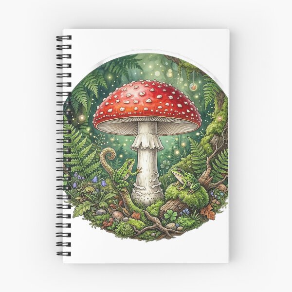 Item preview, Enchanted Fly Agaric Forest Scene designed and sold by GrzywaM.