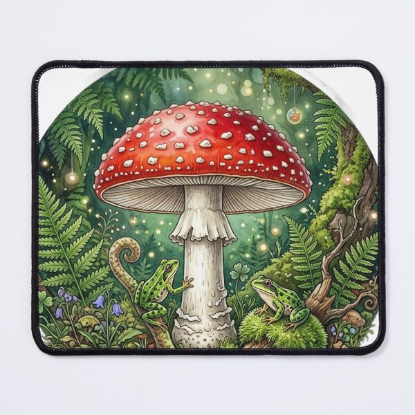 Item preview, Enchanted Fly Agaric Forest Scene designed and sold by GrzywaM.