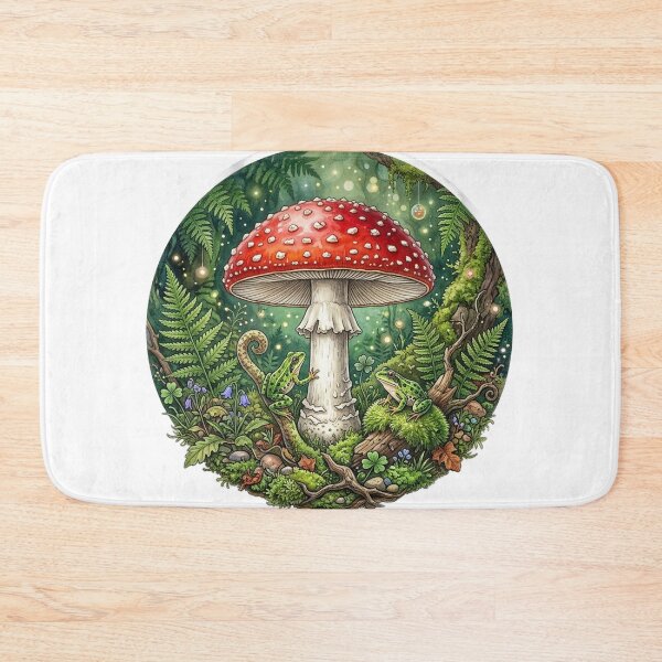 Item preview, Enchanted Fly Agaric Forest Scene designed and sold by GrzywaM.