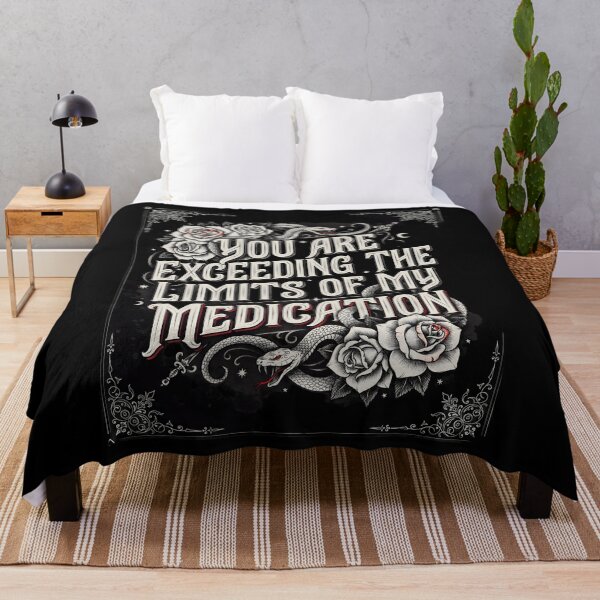 Item preview, You are Exceeding The Limits of My Medication Funny Saying for Sarcasm Lovers designed and sold by Redgiant87x.