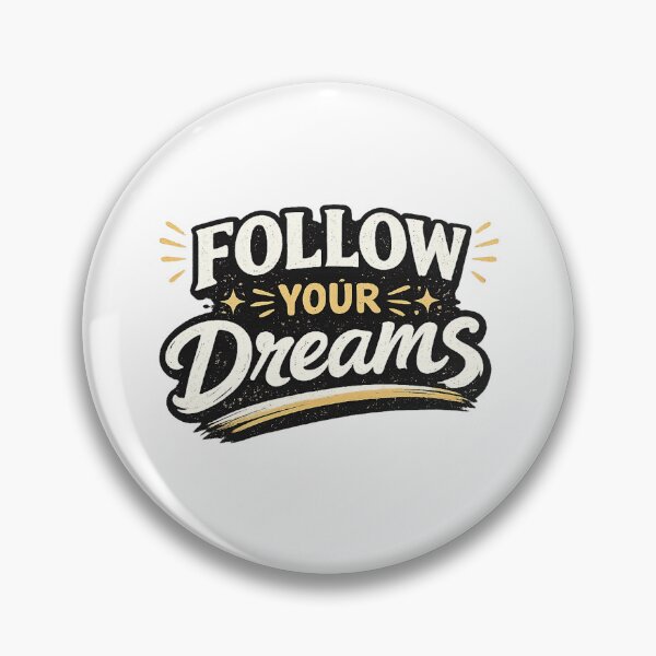 Item preview, Follow Your Dreams Motivational Typography Design designed and sold by brighiinfo.