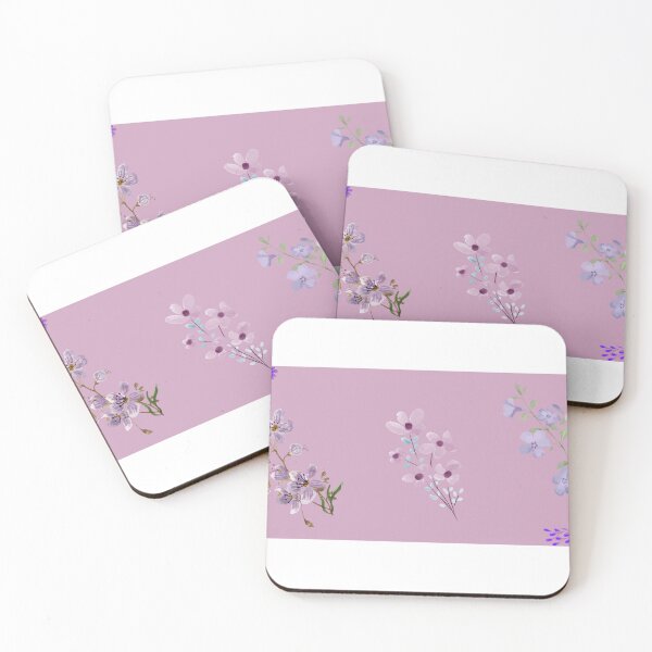 Item preview, Aesthetic Purple Watercolor Floral Coffee Mug designed and sold by LabPixelPulse.