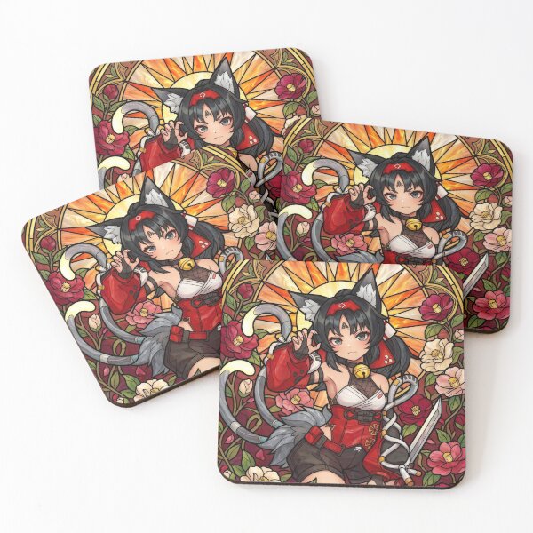 Item preview, Stained Glass Nekomiya Mana designed and sold by Thunderbelts.